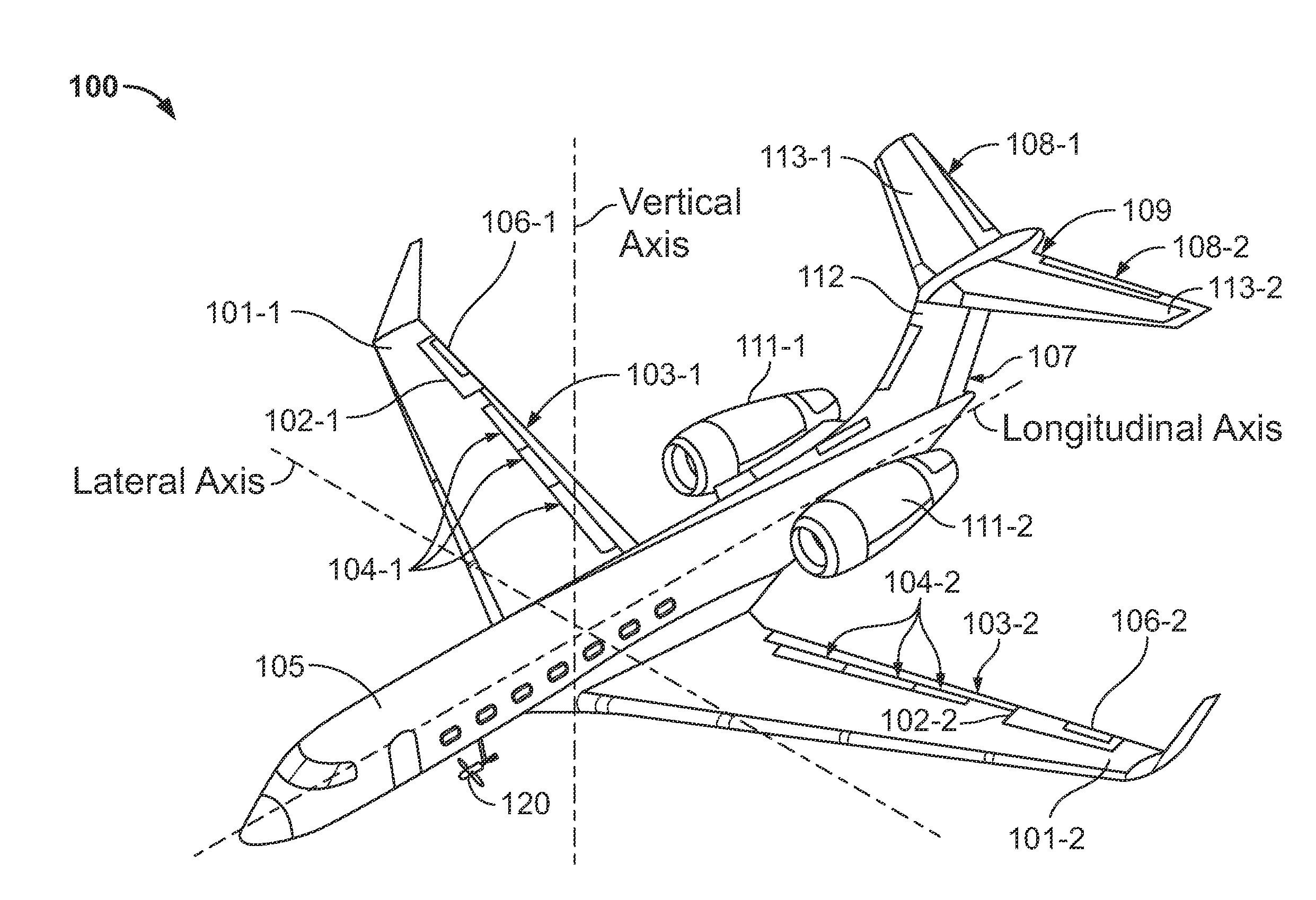 Methods and systems for determining airspeed of an aircraft