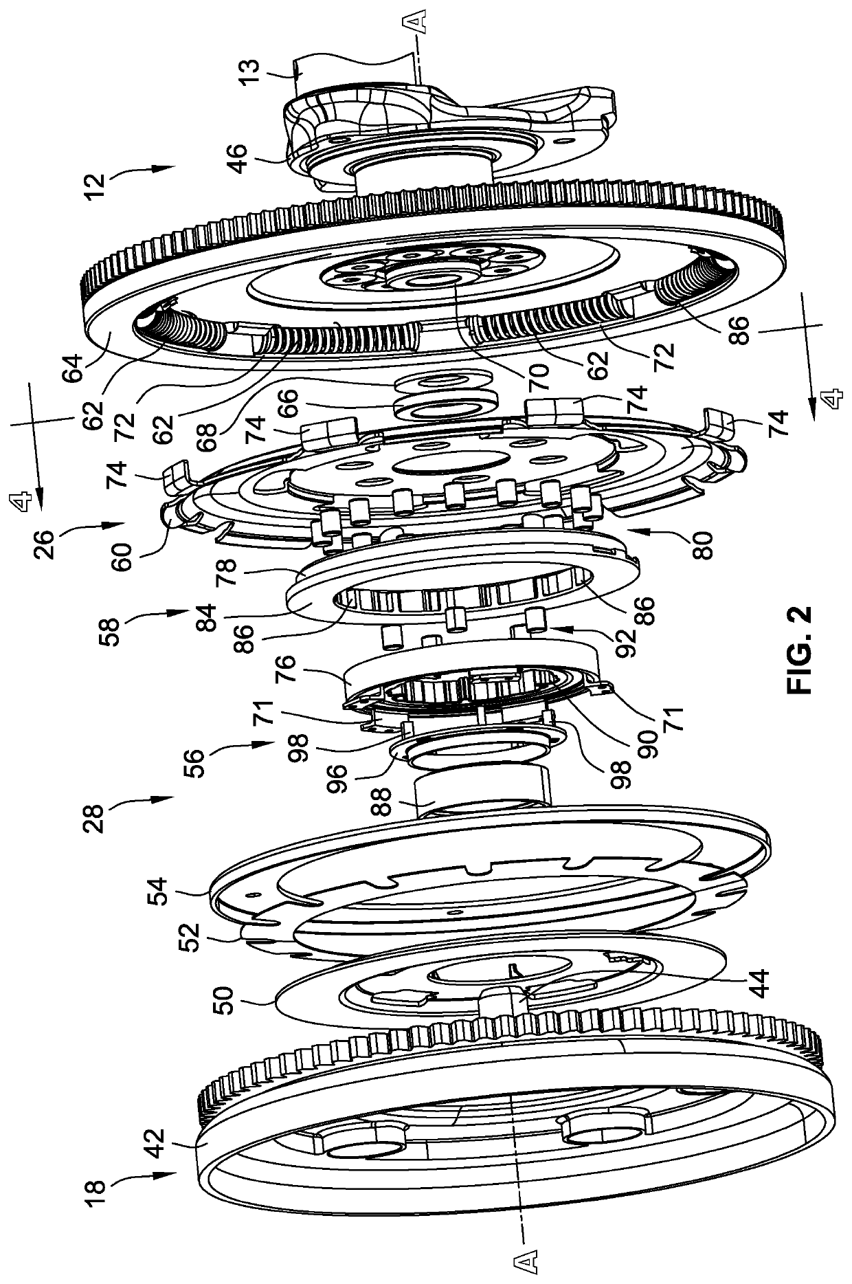 Wedge-type selectable one-way clutches for engine disconnect devices of motor vehicle powertrains