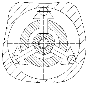 Deep hole roundness real-time detection device