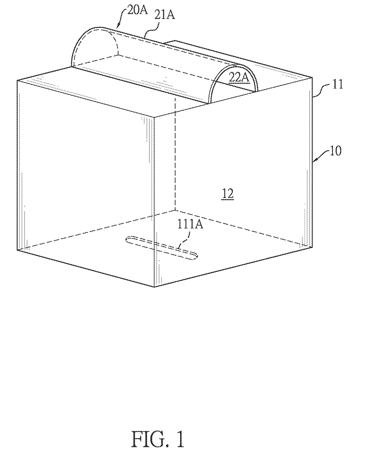 Packaging container for interfold tissue paper