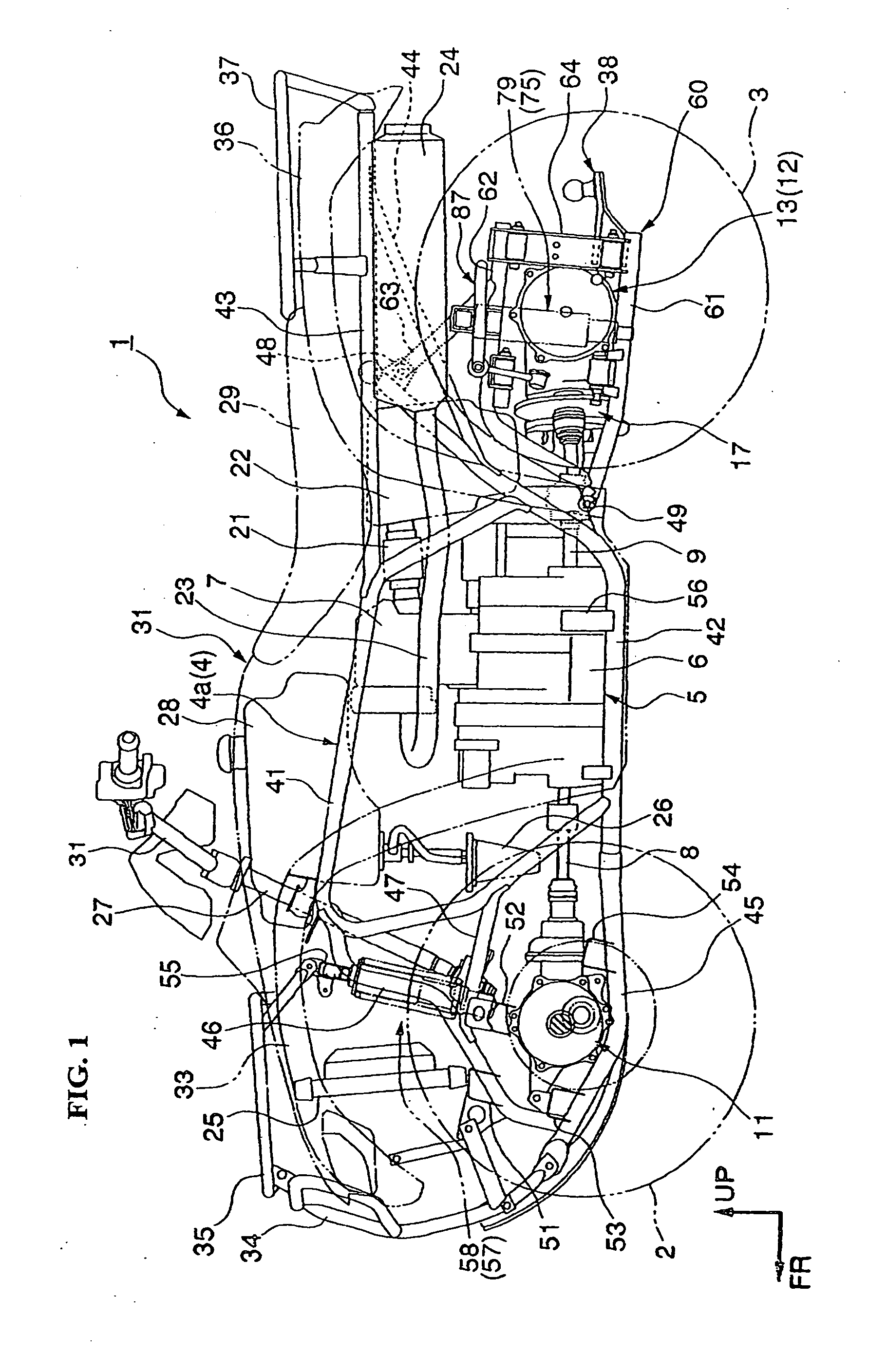 Vehicle frame structure