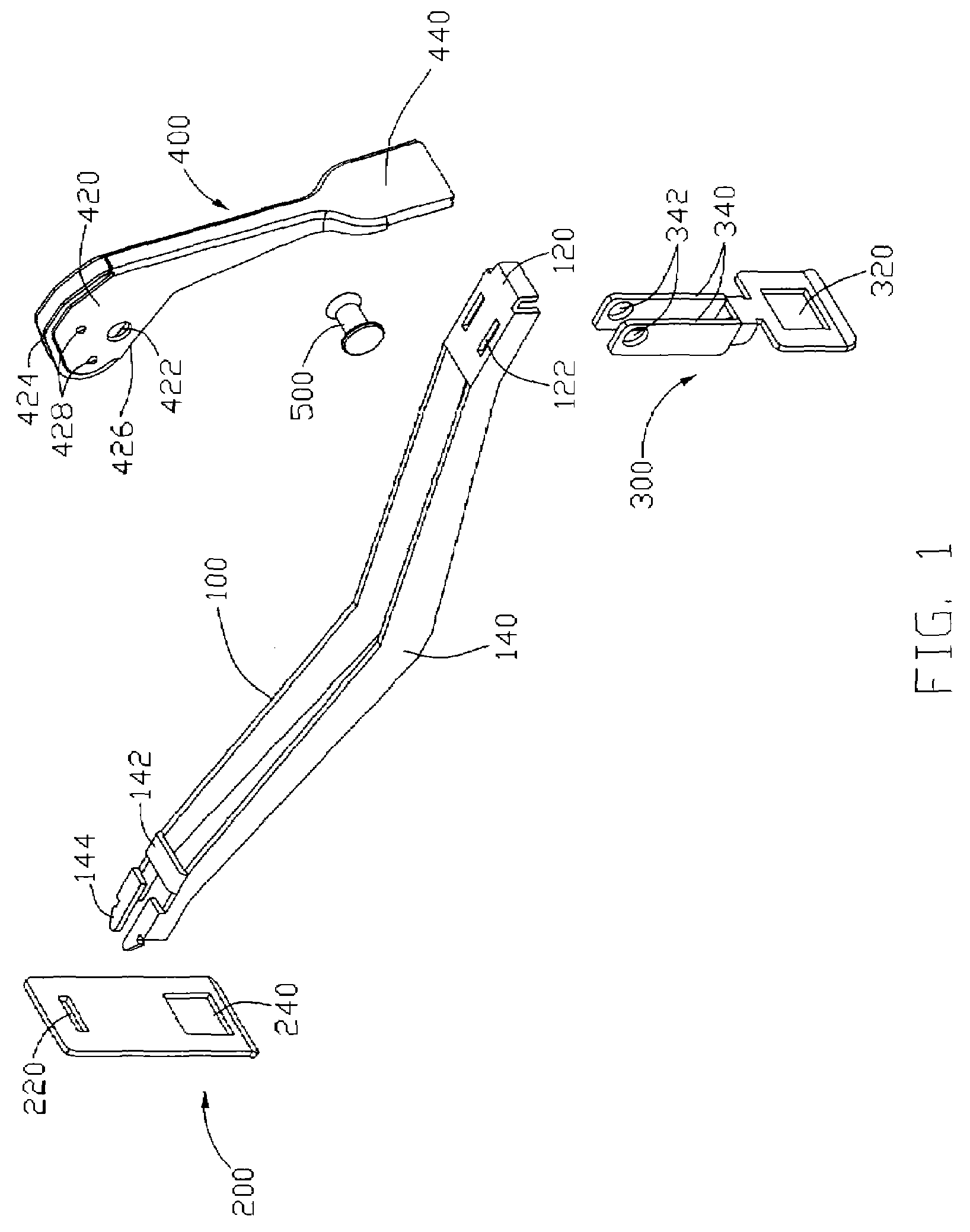 Clip for heat dissipation device