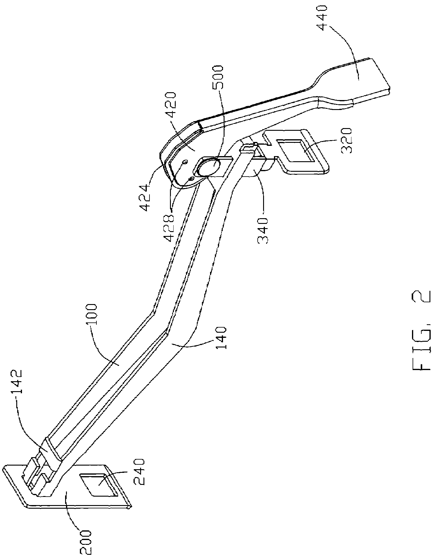 Clip for heat dissipation device