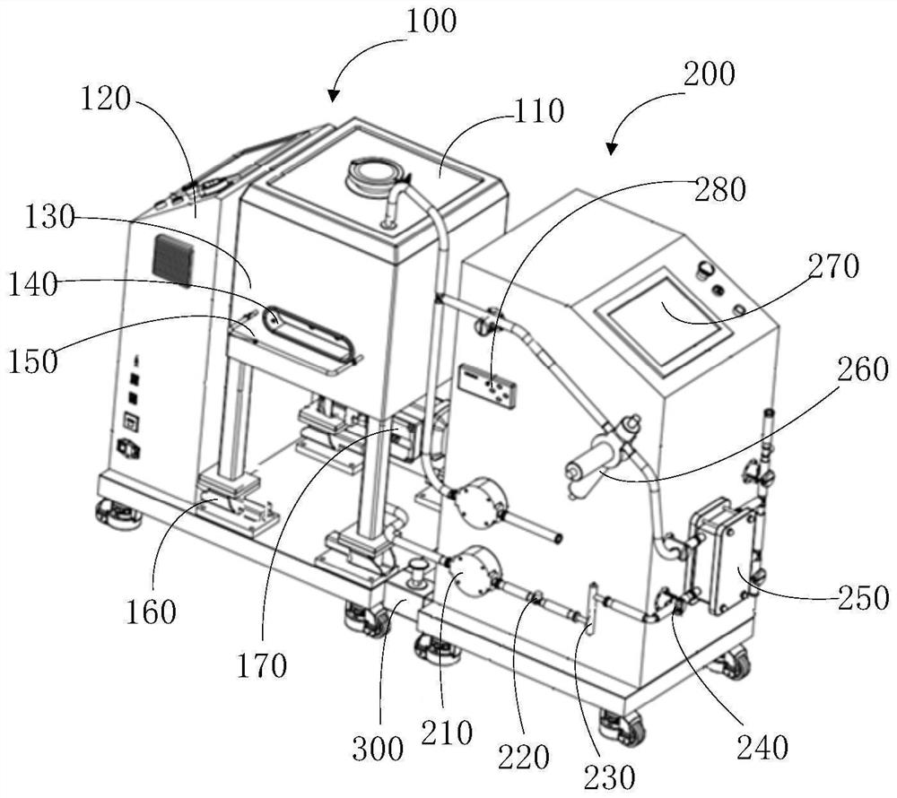 Liquid preparation ultrafiltration device