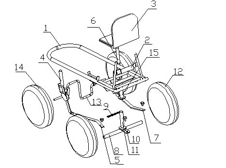 a pedal stroller