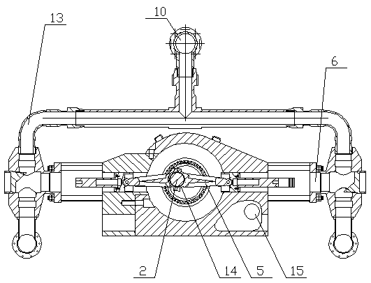 Split-type ten-cylinder reciprocating pump