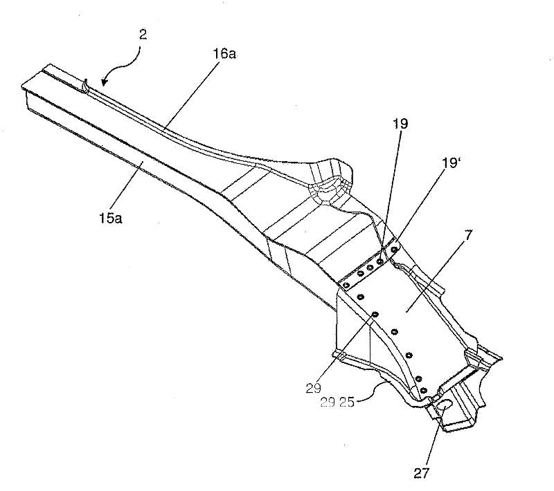 Rear underbody for a vehicle