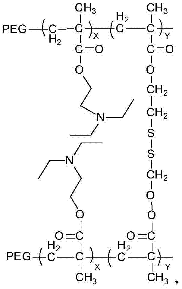 Ph-redox double sensitive amphiphilic polymer and preparation method thereof