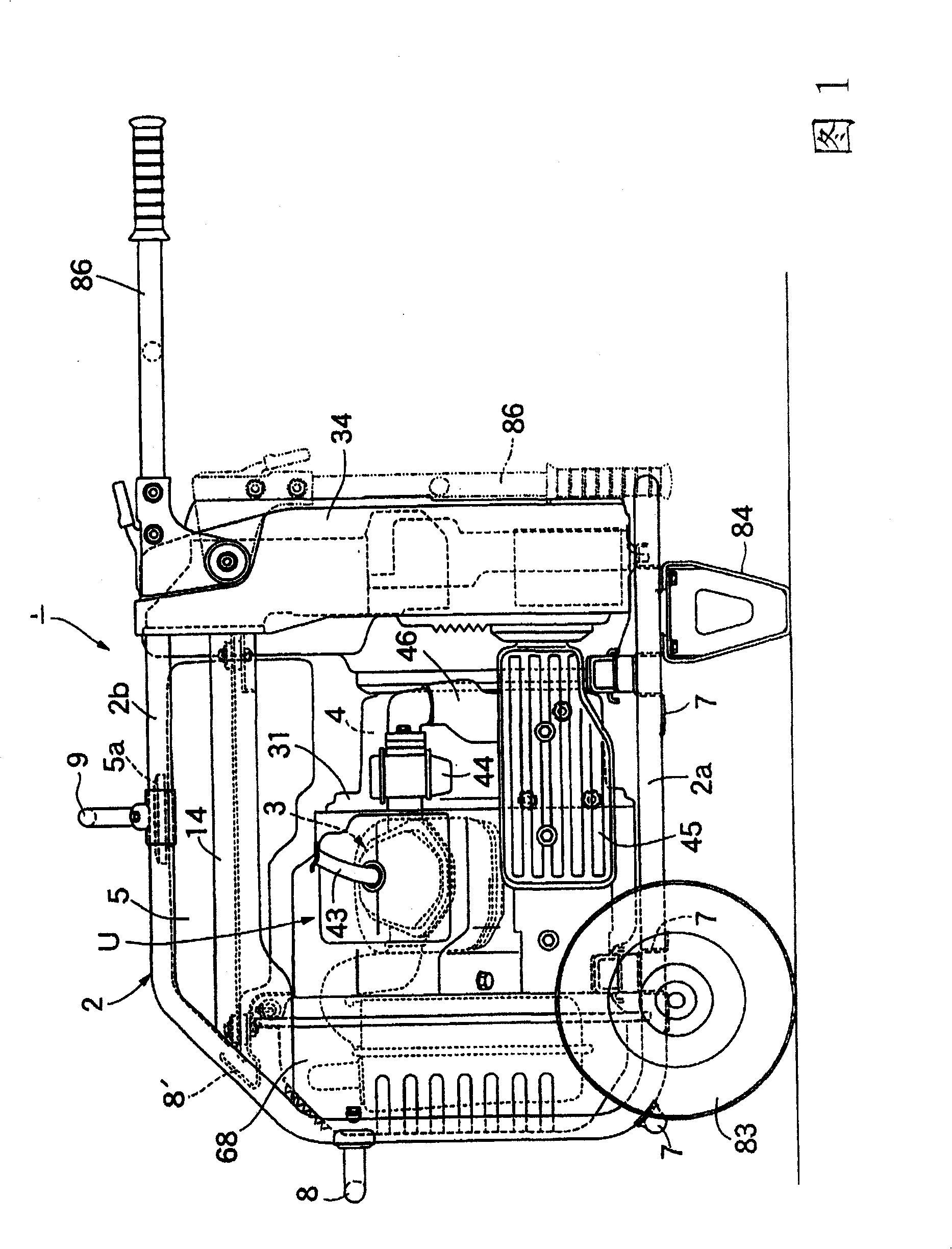 Engine-driven working machine