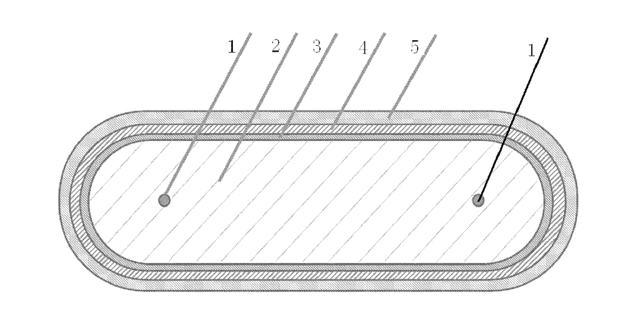 Self temperature limiting heat tracing strip of PTC (positive temperature coefficient) high polymer conductive composite material and preparation method thereof