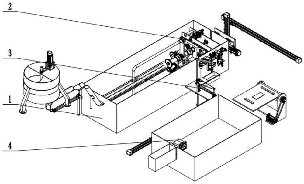 Integrated intelligent production platform for raw materials of canned peaches based on multi-axis robot