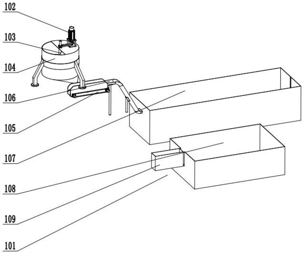 Integrated intelligent production platform for raw materials of canned peaches based on multi-axis robot