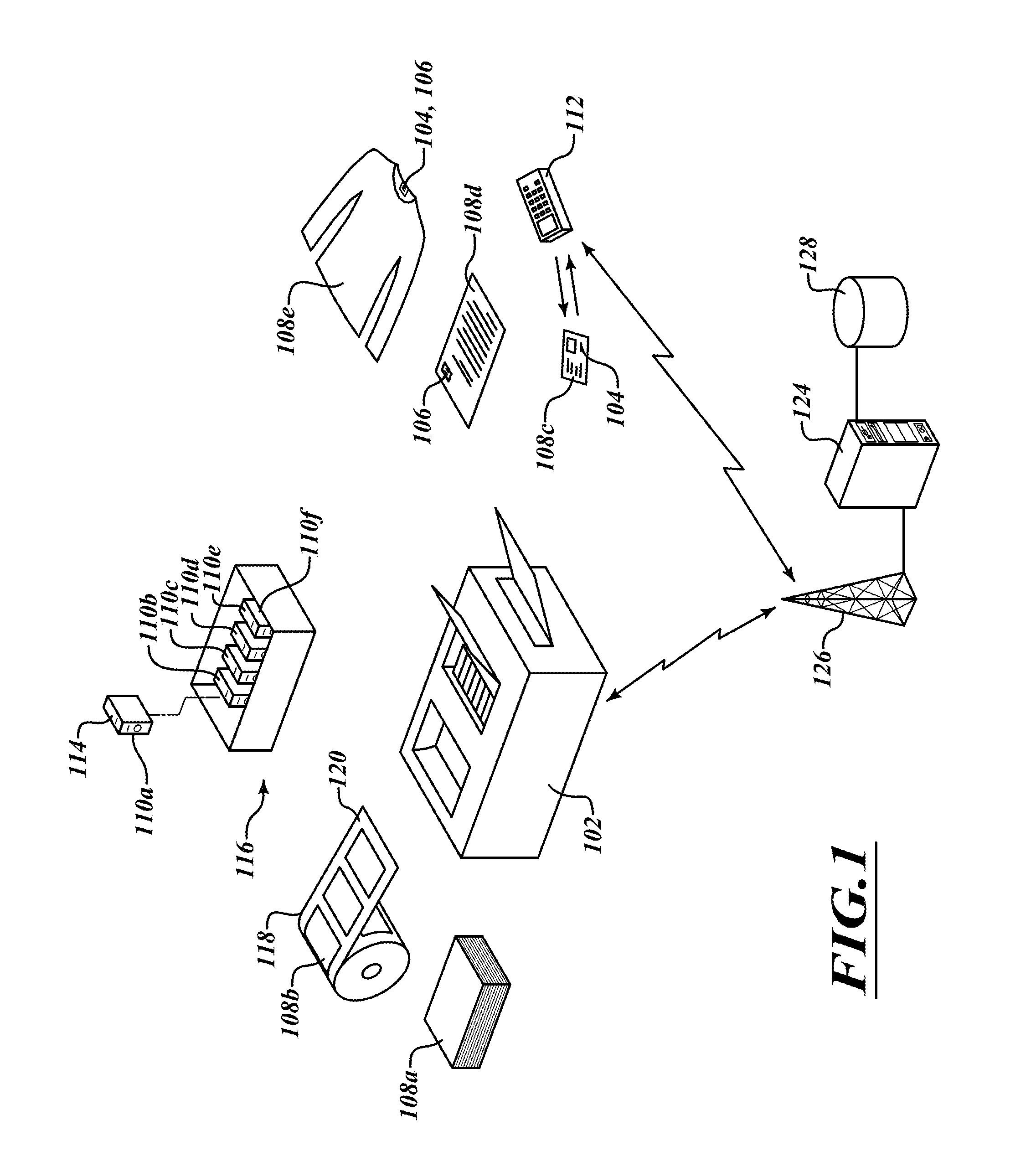 Systems, methods and articles related to machine-readable indicia and symbols
