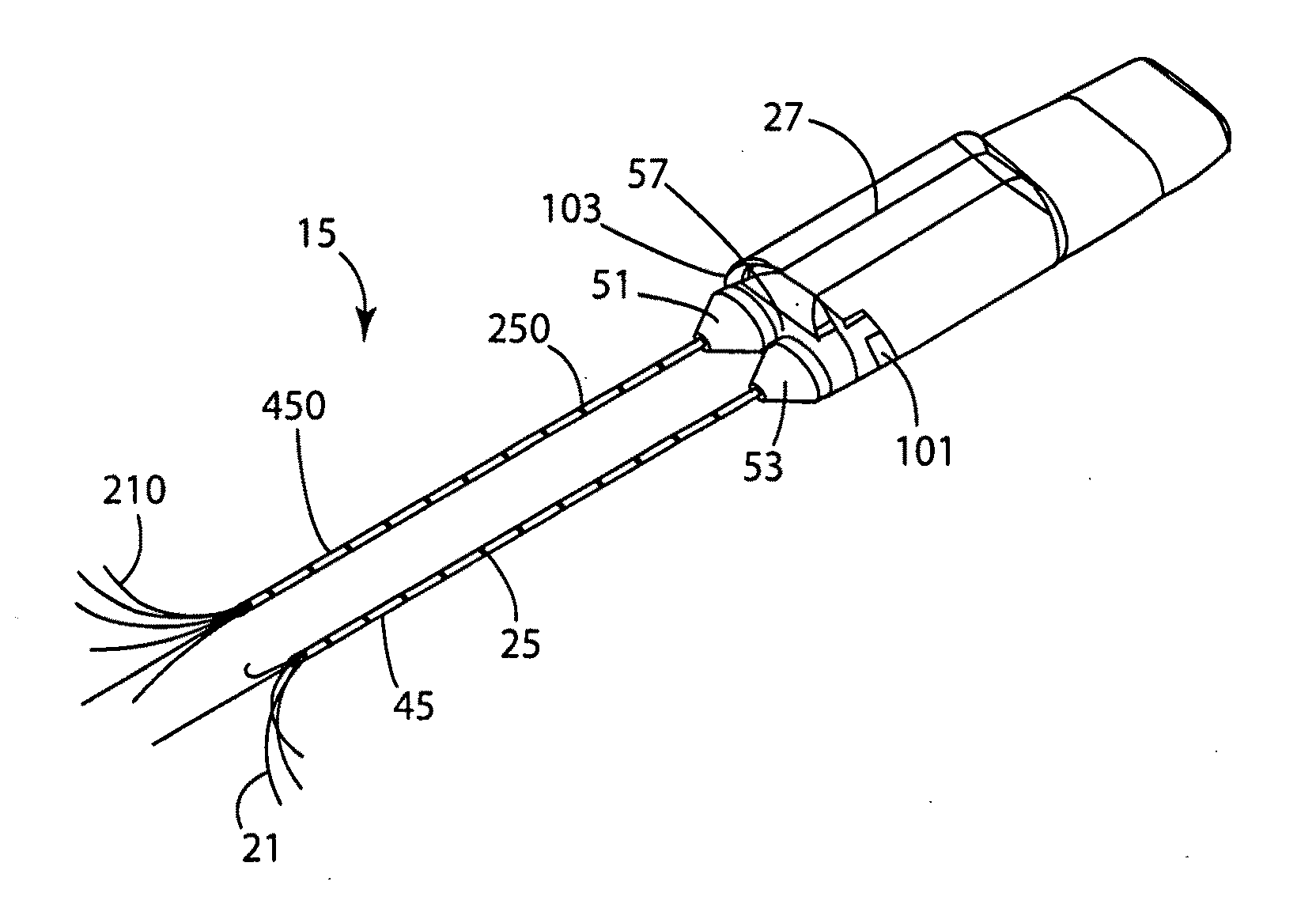 Dual Bracketed Energy Delivery Probe and Method of Use