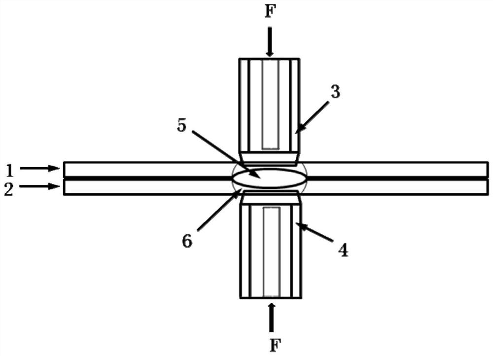 Method for improving performance of medium manganese steel resistance spot welding joint