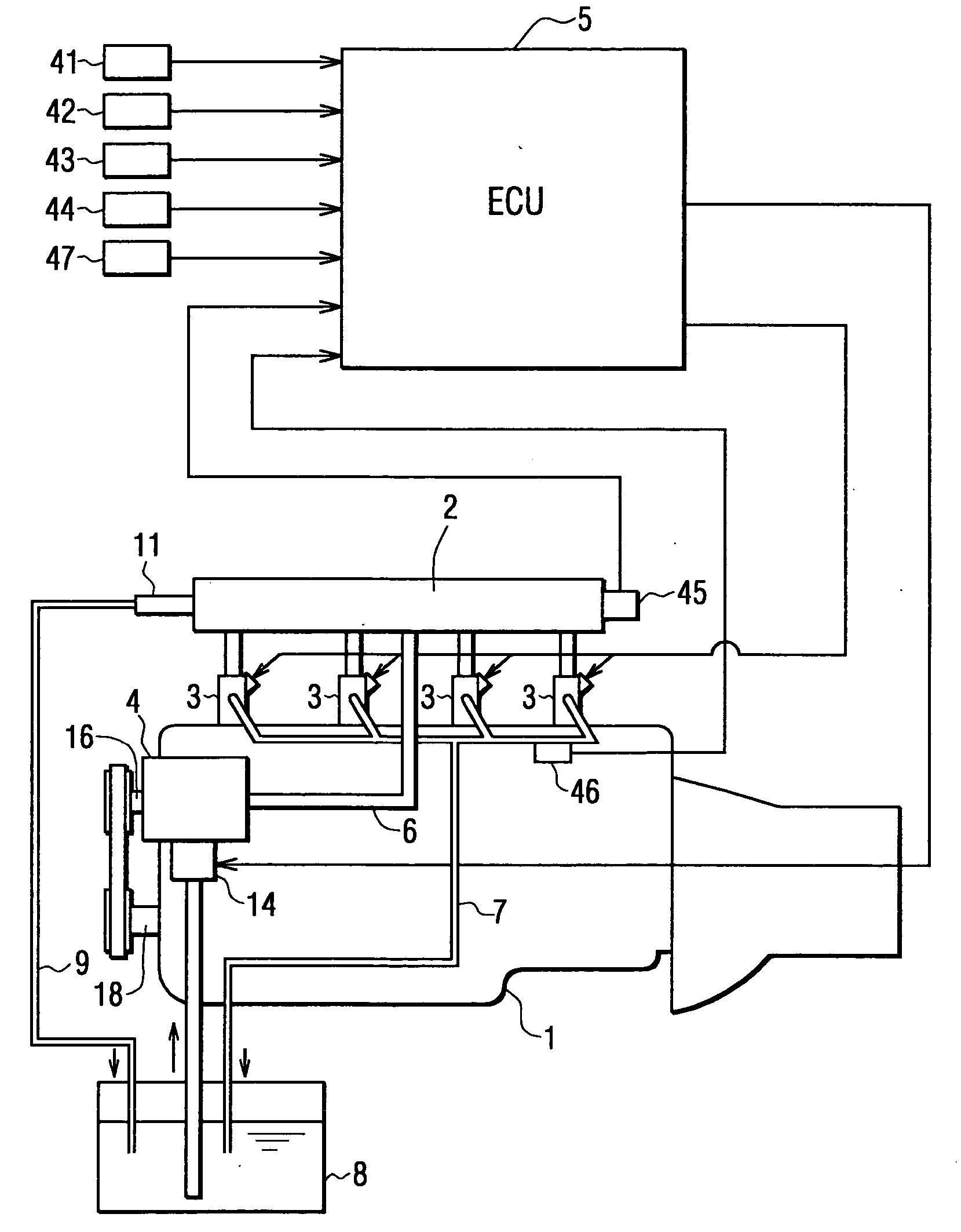 Common rail type fuel injection system