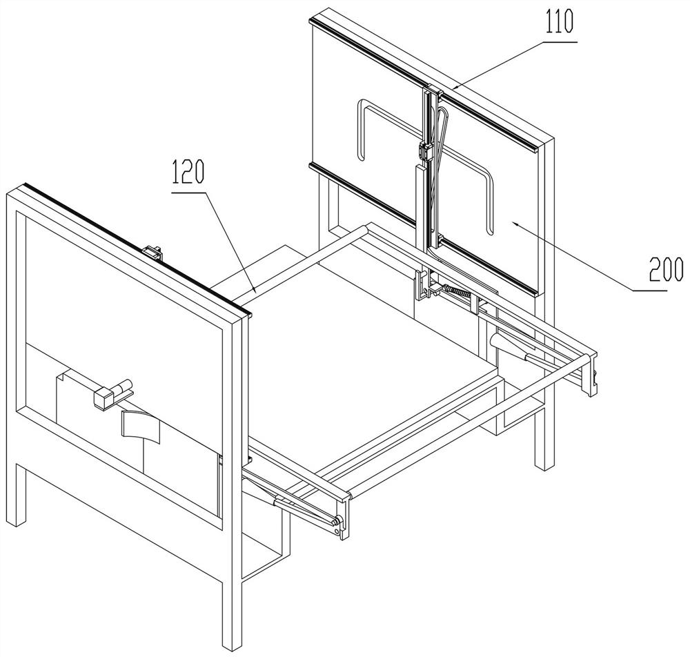 Nursing bed device and operation method