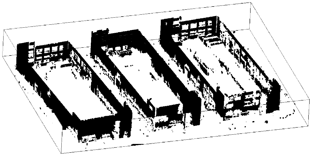Building facade three-dimensional reconstruction method based on knapsack type three-dimensional laser point cloud data
