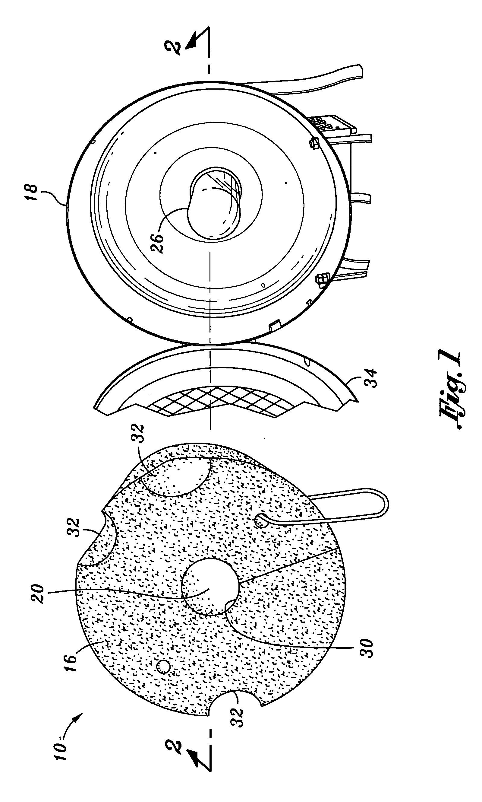 Parabolic reflector protective insert