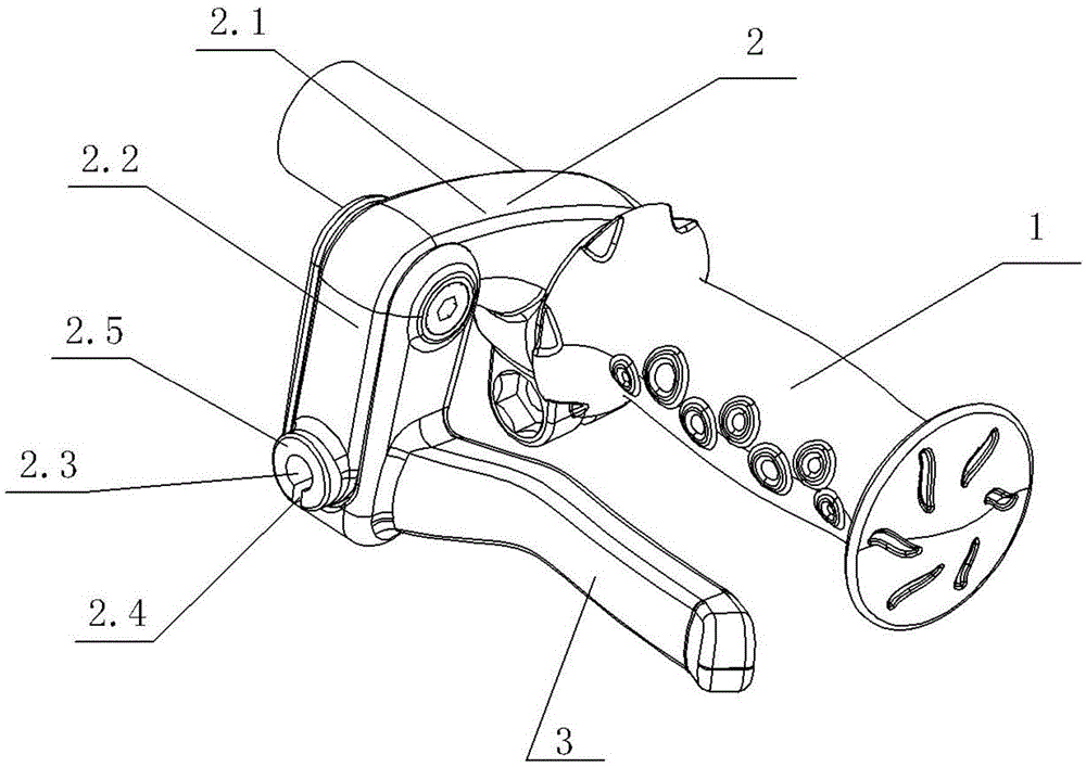 Effort-saving brake handle device