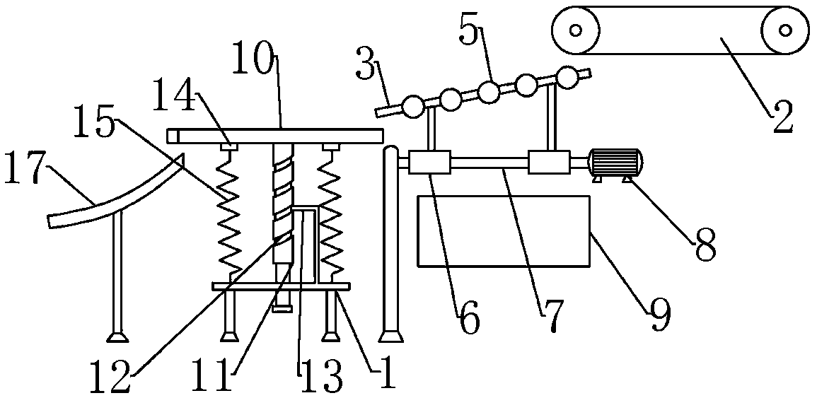Casting sorting device