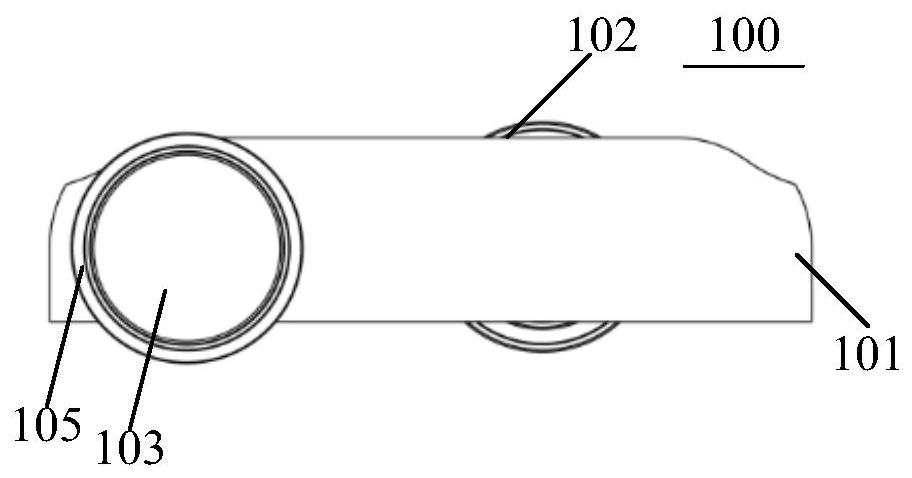 Method and lens assembly for realizing planar shooting by cooperation of mobile terminal and lens assembly