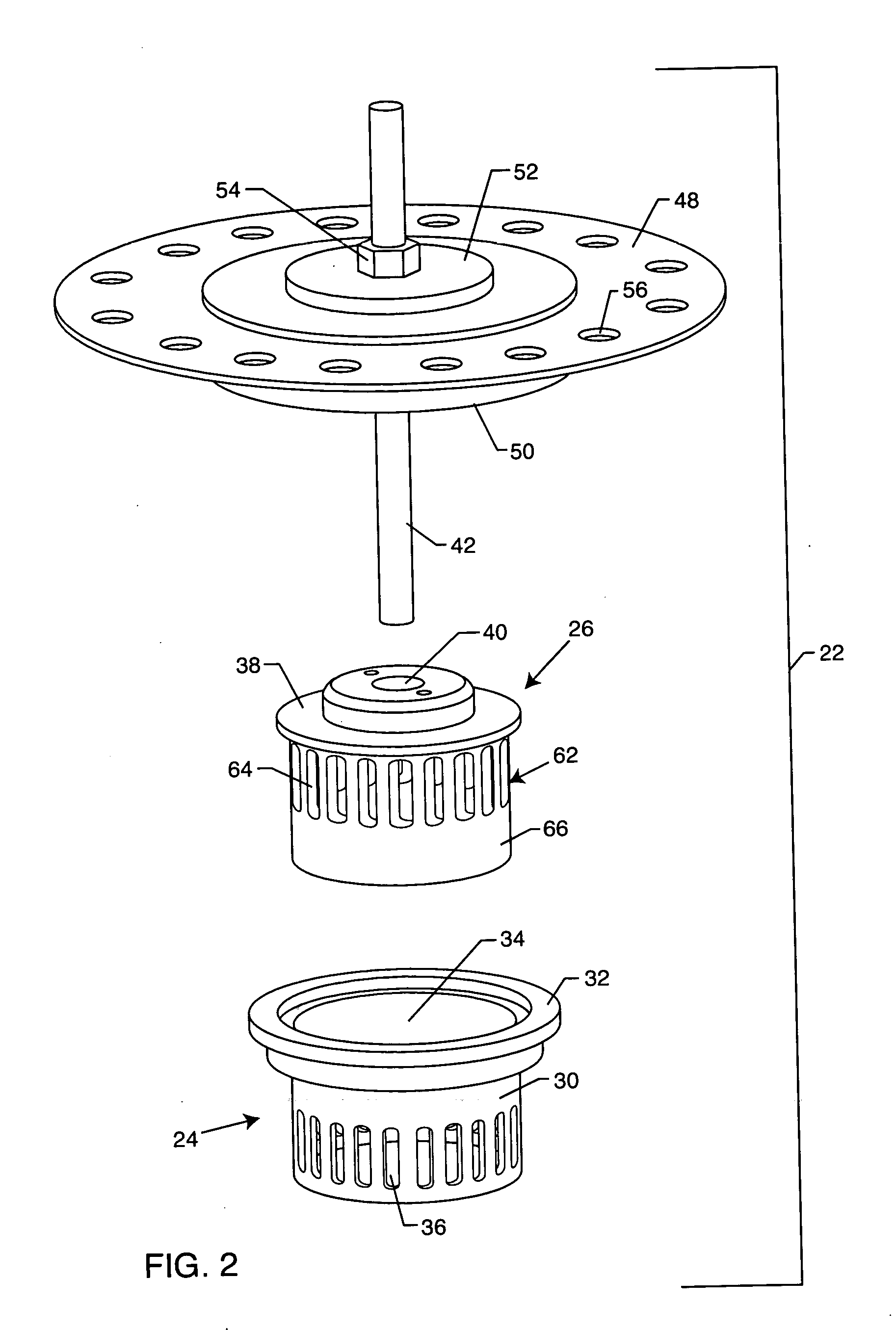 Anti-cavitation valve assembly