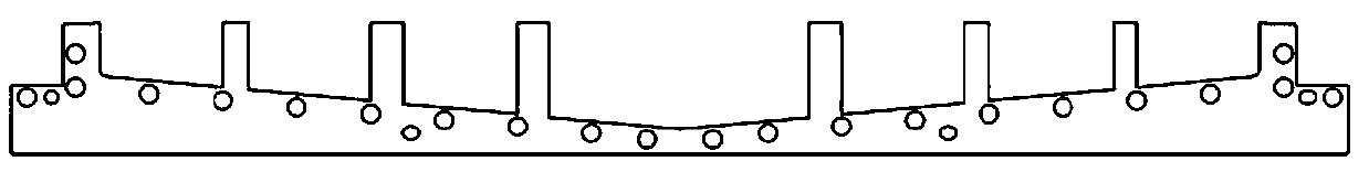 Slit type coating method for manufacturing patterned coating layer