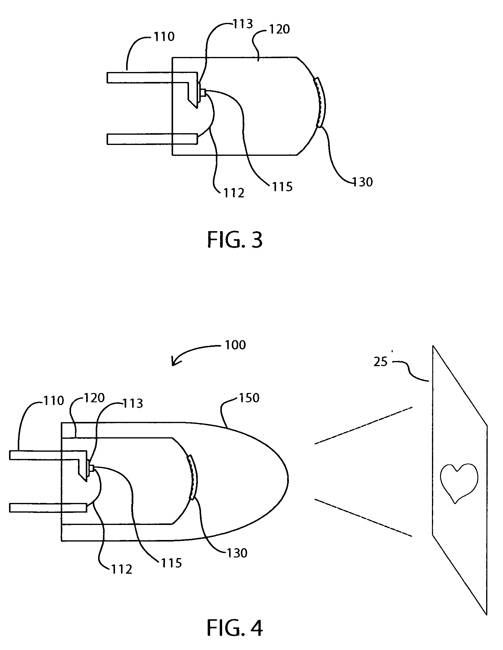 LED image projection apparatus
