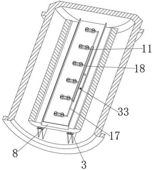 A forming device for complex curved bulletproof inserts