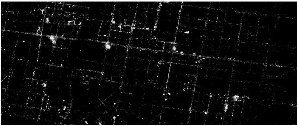 Ortho-rectification processing method for night images