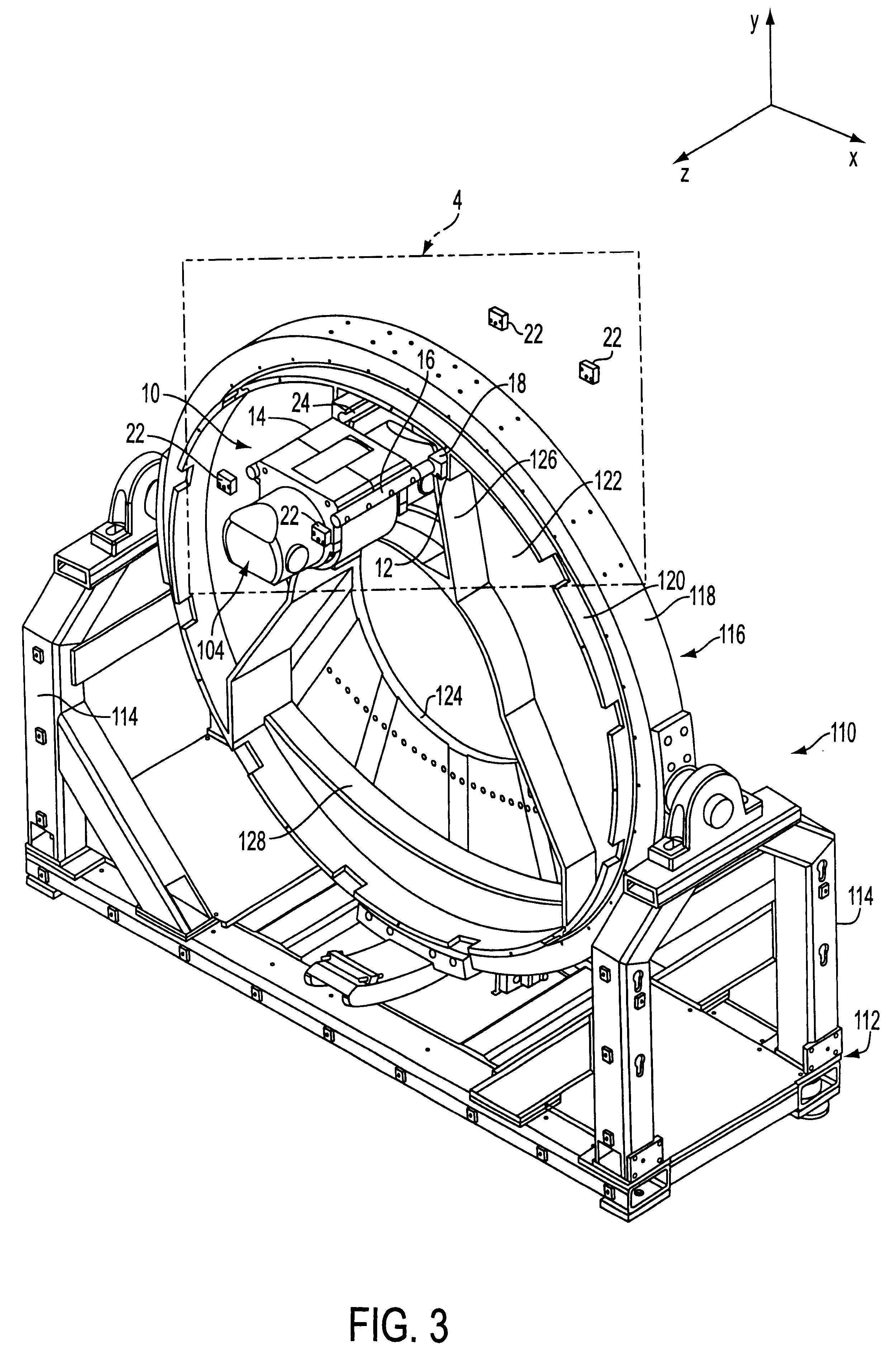 System and method for mounting x-ray tube in CT scanner