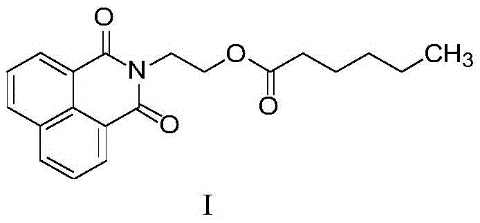 Naphthalenedicarboxamide ethylhexoate type compound and application thereof