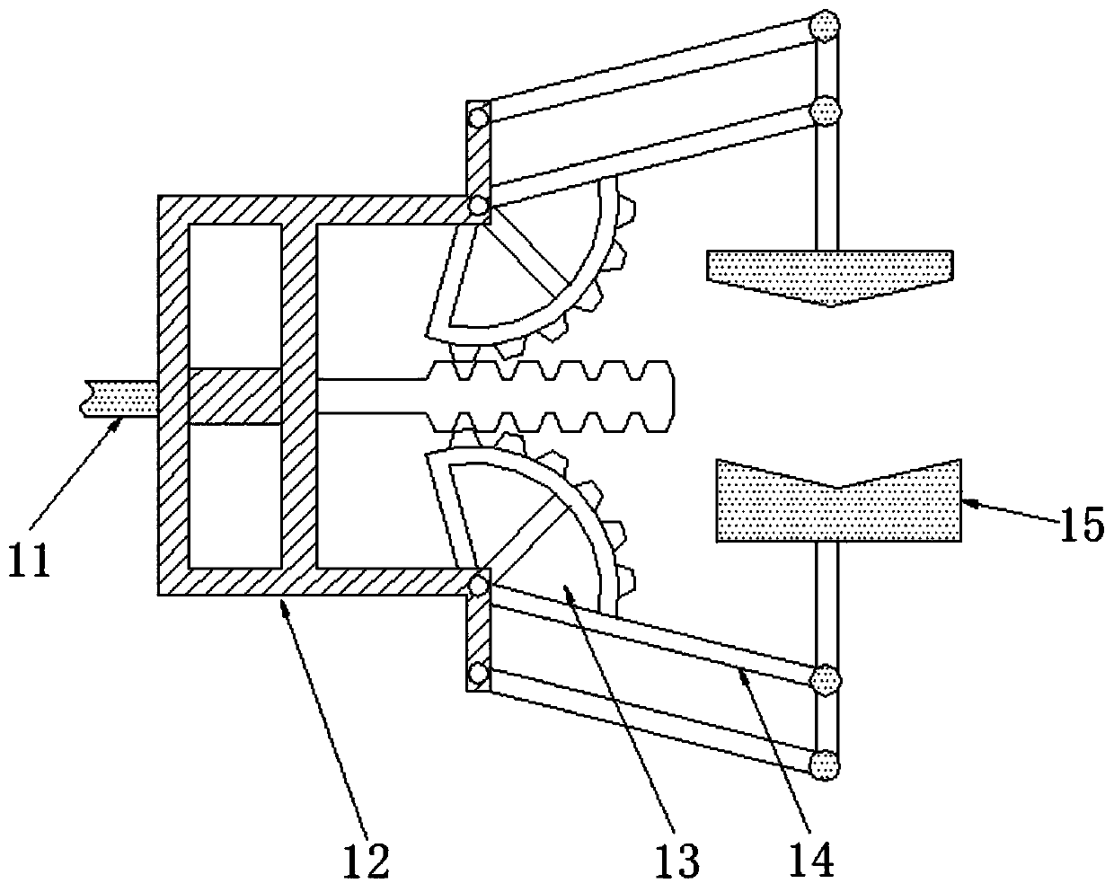 Gravity based device for quantitative weighing and feeding of feed