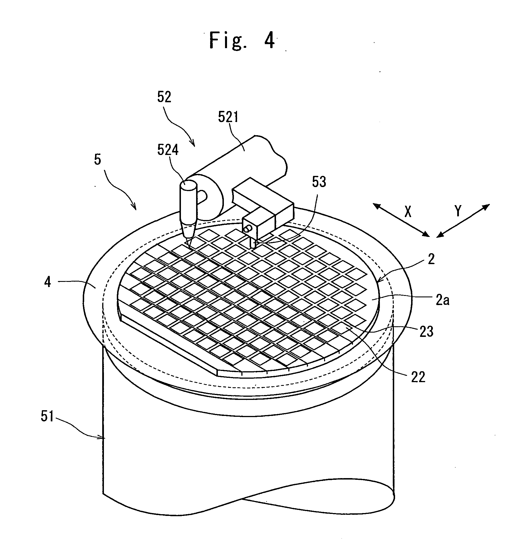 Method of laser processing a wafer