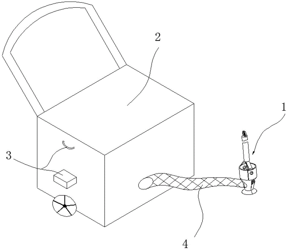 Tennis ball picker with ball picker