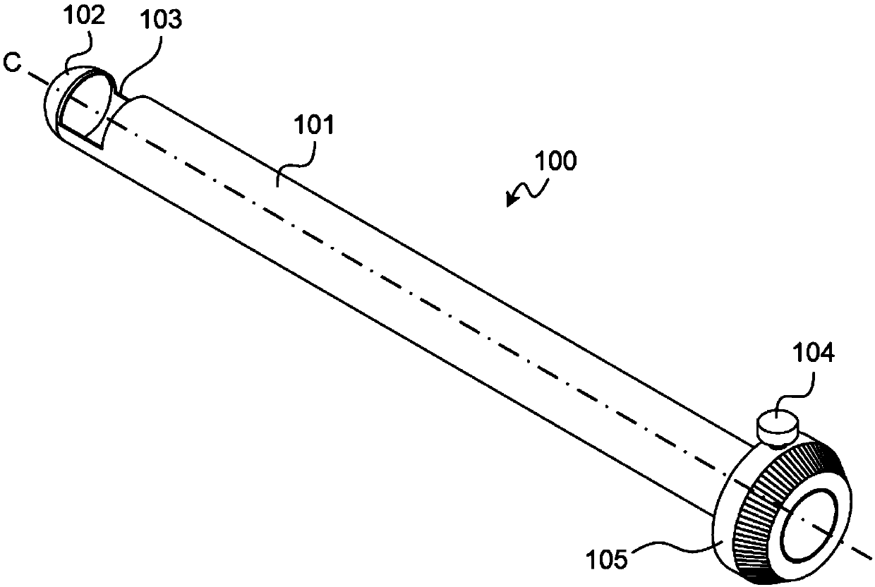 Transurethral prostate sampling device and manufacturing method thereof