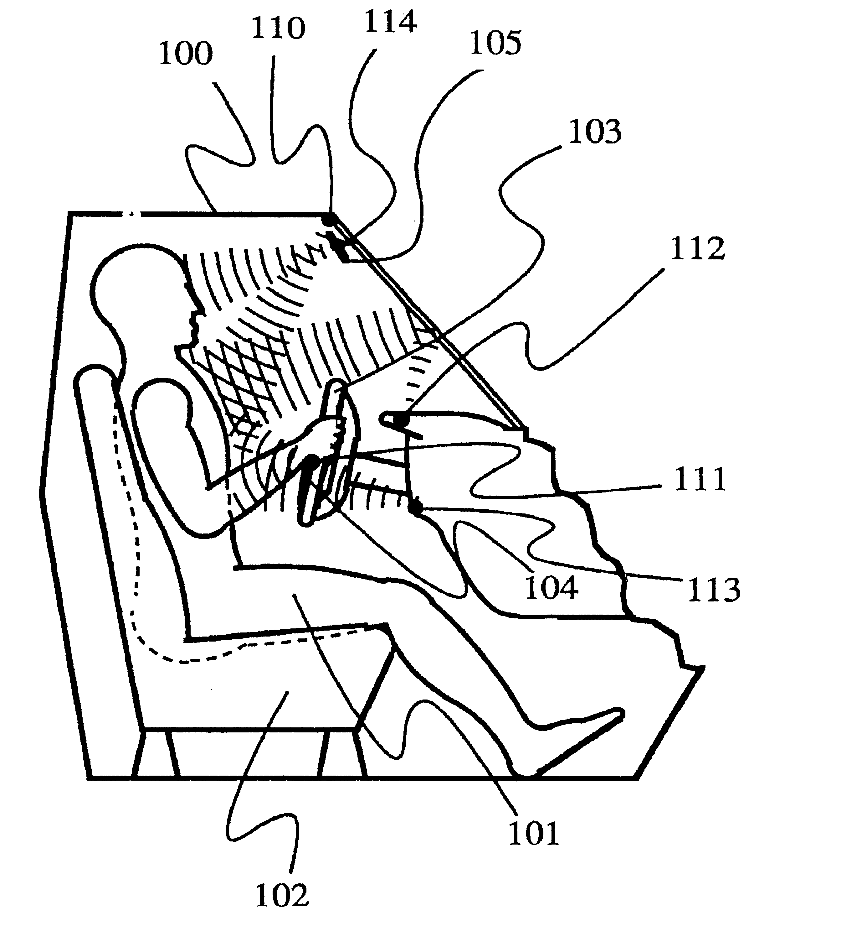 Vehicle occupant position and velocity sensor