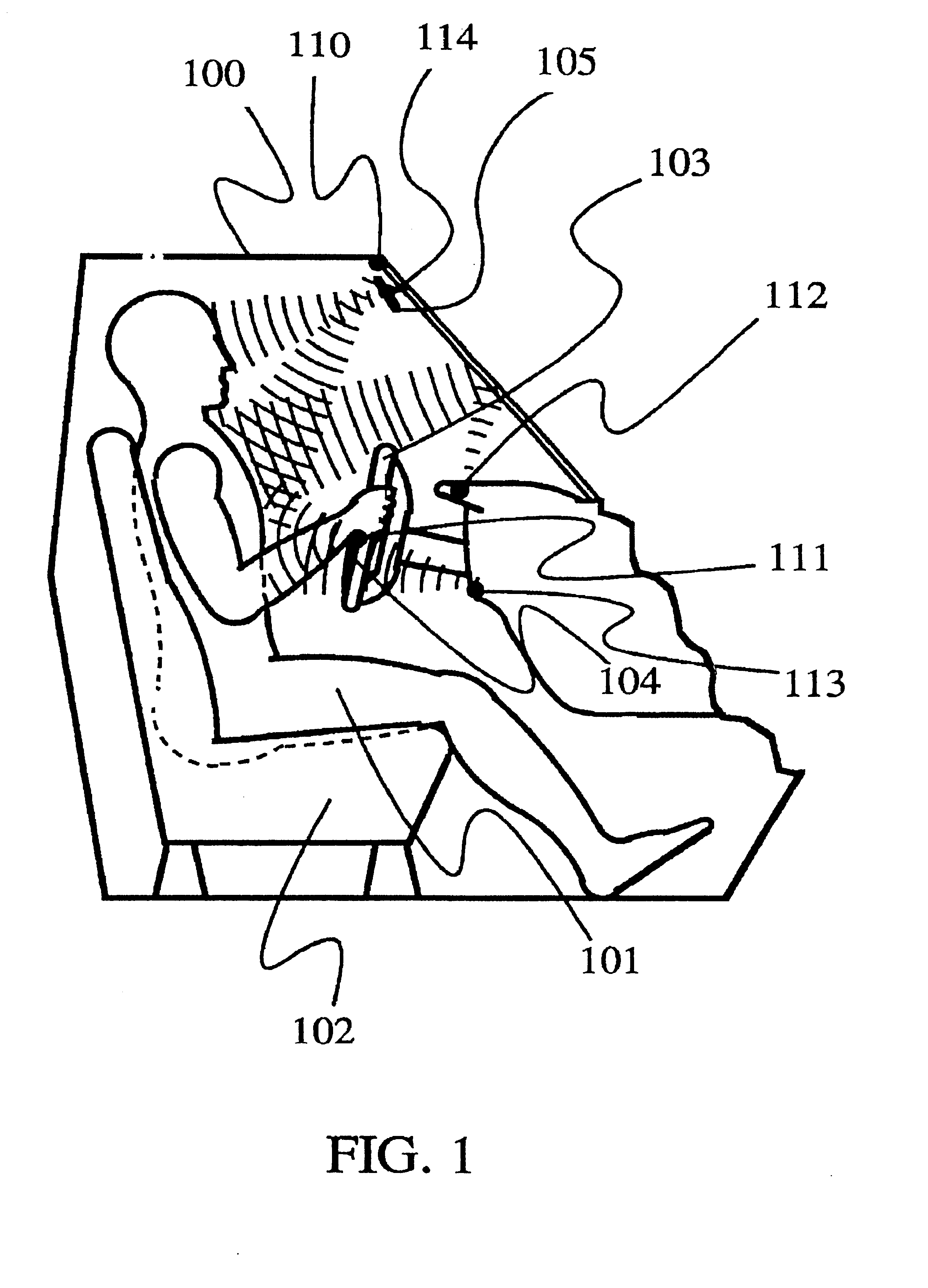 Vehicle occupant position and velocity sensor