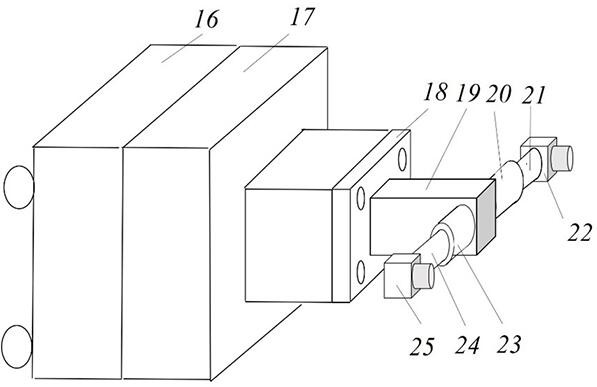 A sealed laser cleaning device for easily oxidized parts