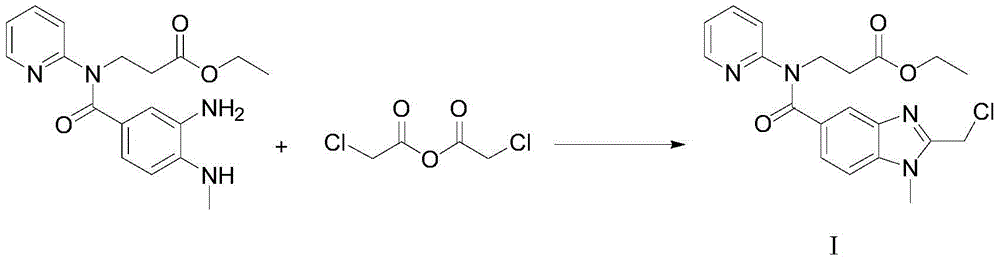 A kind of preparation method of dabigatran etexilate intermediate