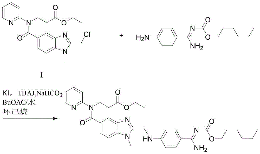 A kind of preparation method of dabigatran etexilate intermediate