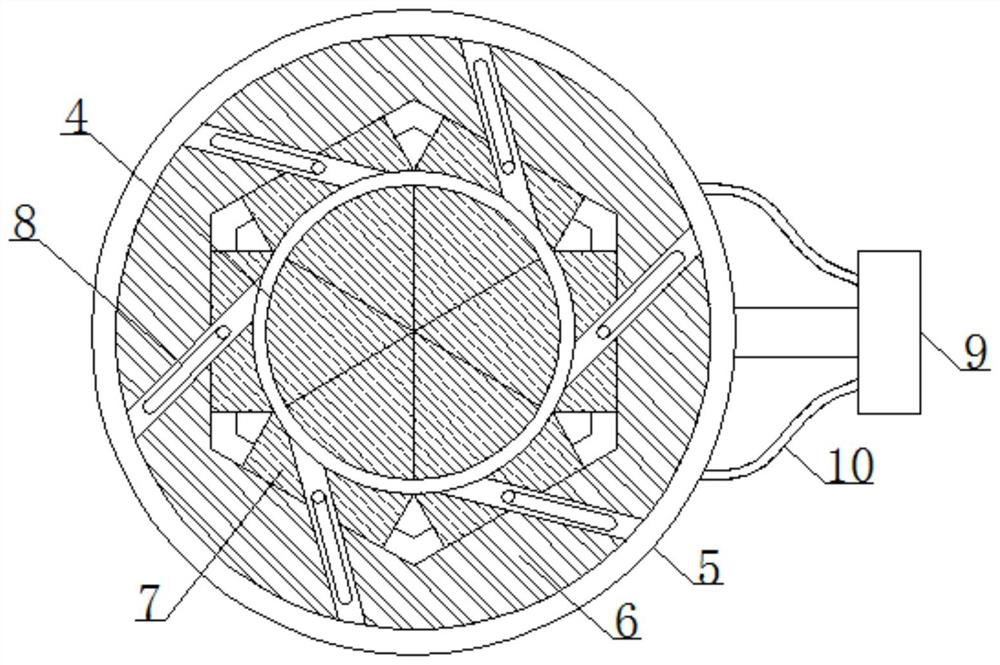 Surface rust removal device for hardware