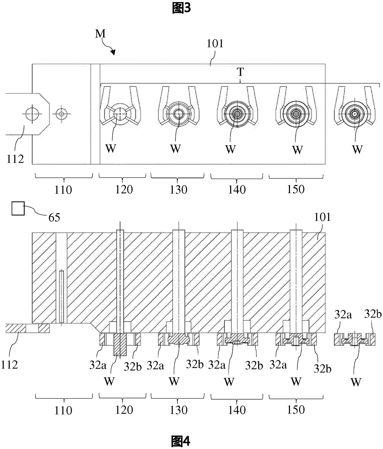 Transport method for transferring workpieces