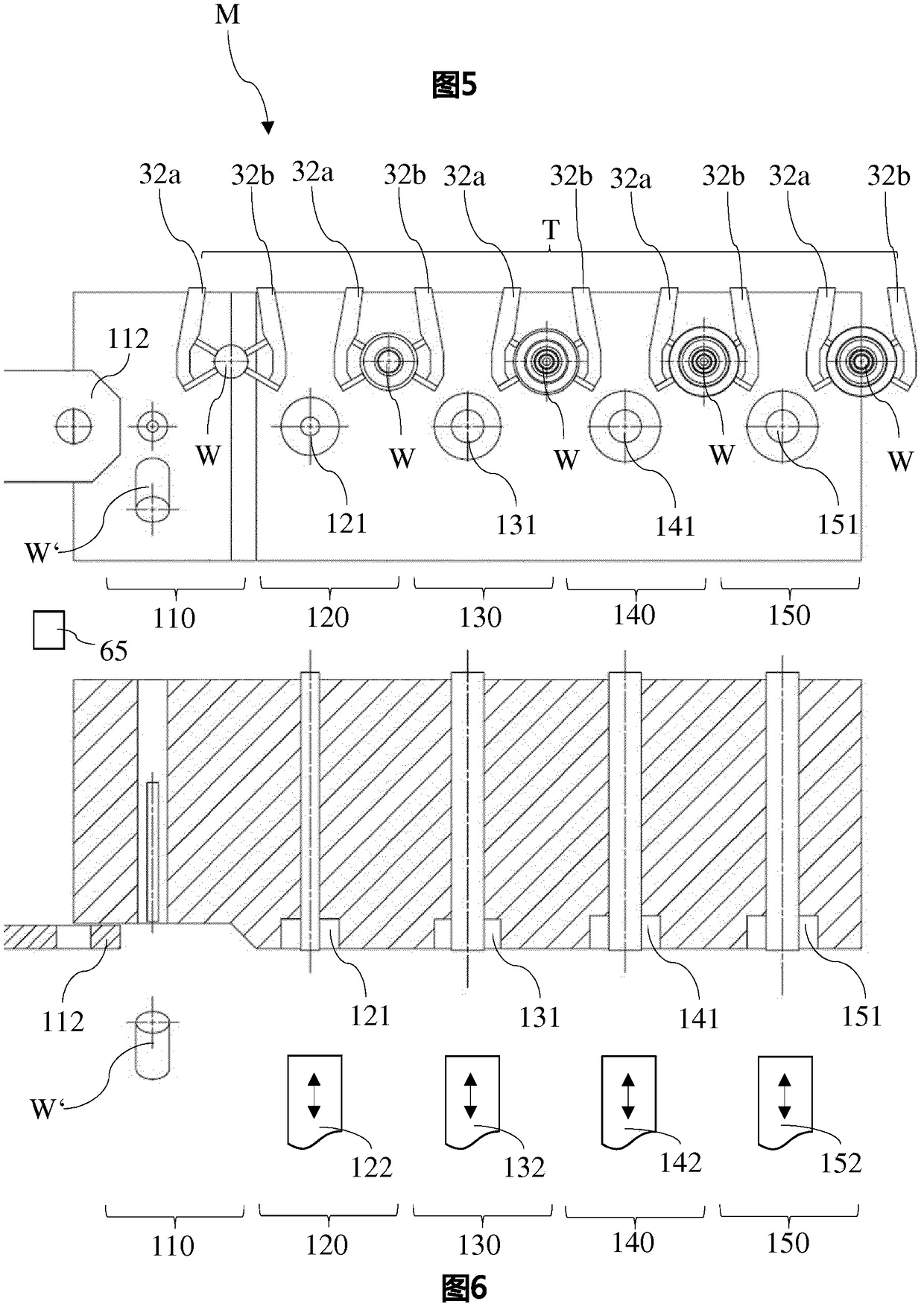 Transport method for transferring workpieces