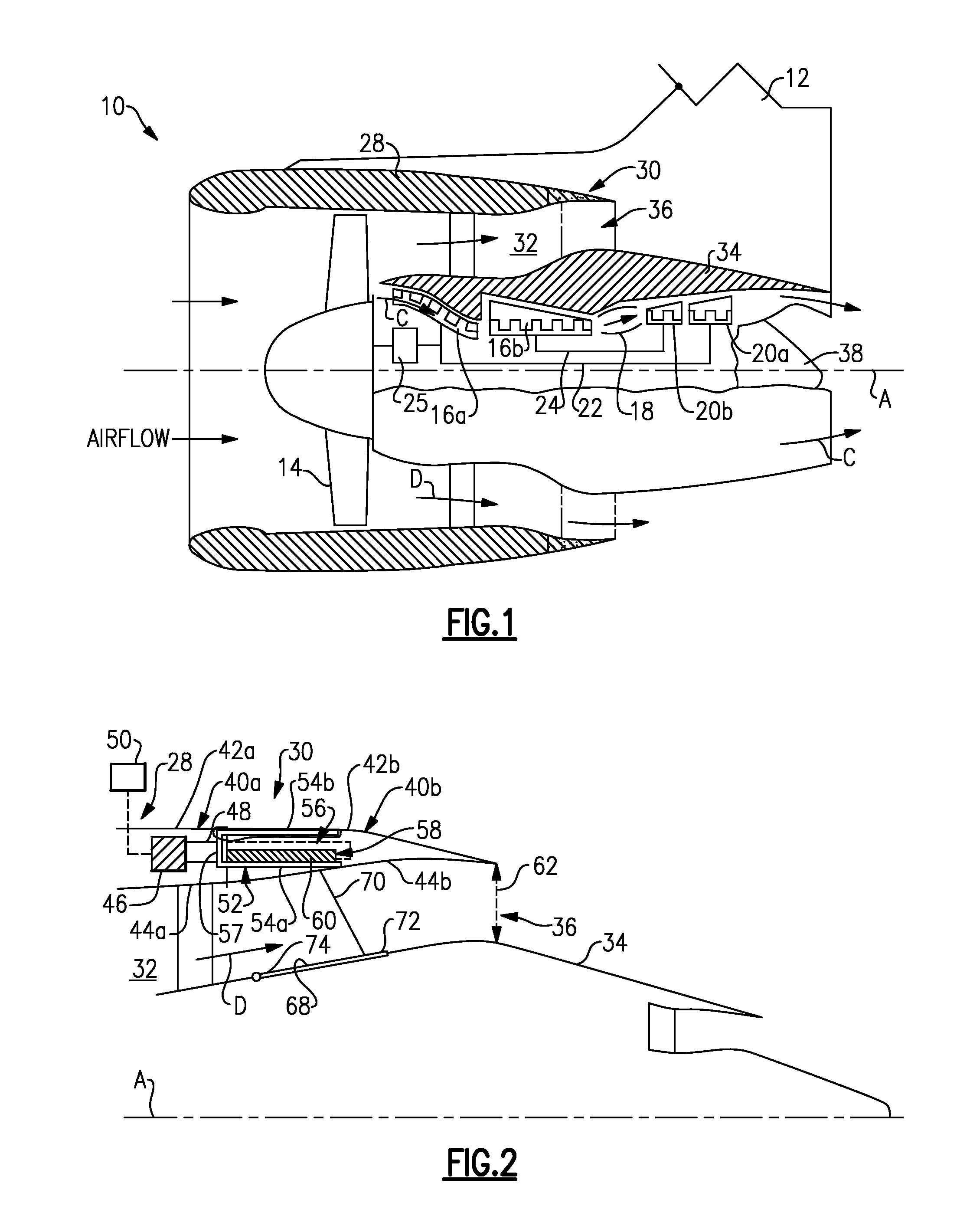 Thrust reversing variable area nozzle