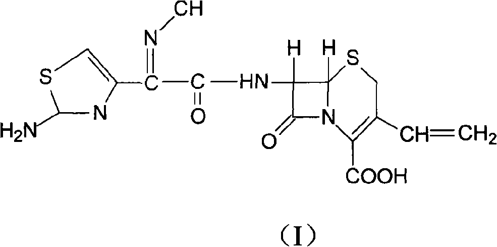 Cefdinir compound and preparation method thereof