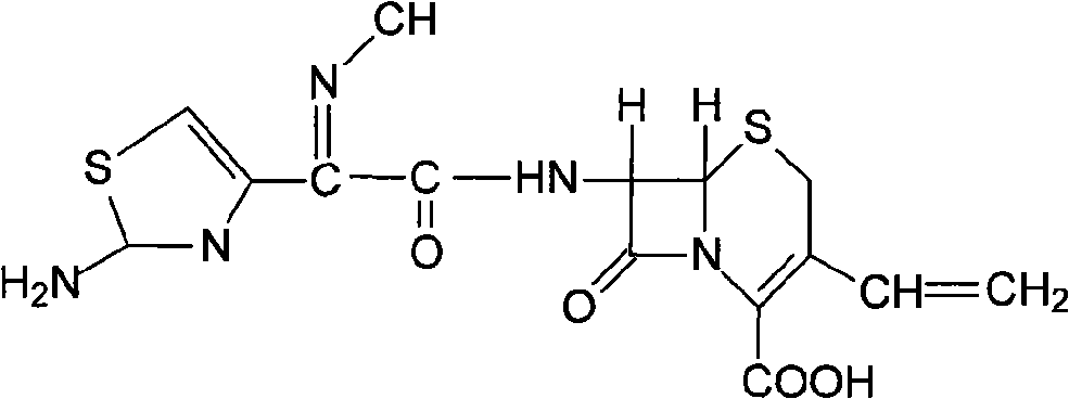 Cefdinir compound and preparation method thereof