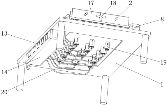 Shell clamping device for notebook computer