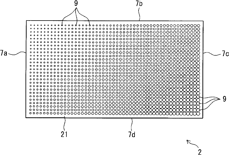 Edge-light-type illuminating device, liquid crystal display device, and television receiver